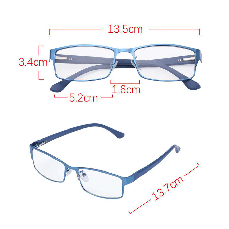 Gootrades Lesebrille Herren, Titan, Vollrand, rechteckig - Bild 2