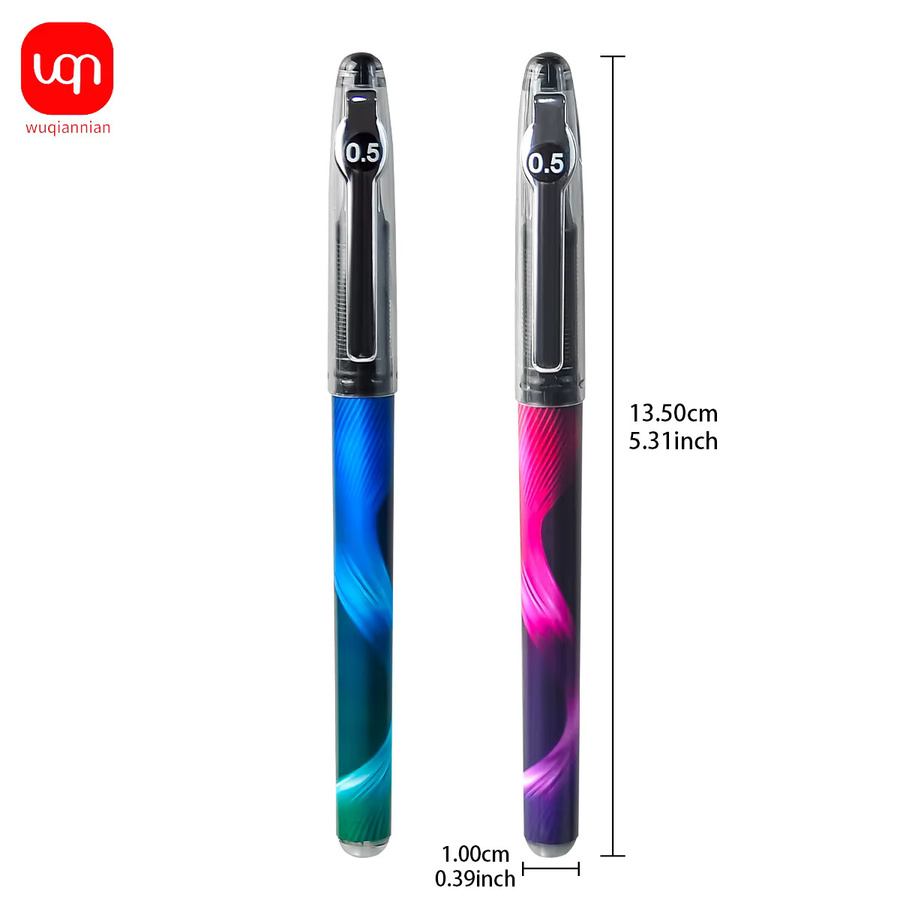 WQN Neutralstifte mit 0,5 mm Spitze in Schwarz und Mehrfarben, hochwertige Tintenstifte für Büro und professionelle Anwendungen - Bild 4