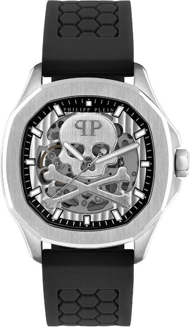 Philipp Plein Armbanduhr Automatik, Edelstahl, 42 mm, Herren, schwarz - Bild 1