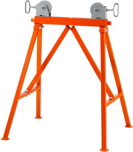 Rohrständer mit Rollenkopf von Buying Solutions, MB aus 45# Stahl, Farbe Orange, Traglast 2500 LBS, für Rohre von 2-36 Zoll - Bild 1
