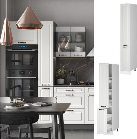 Vicco Apothekerhochschrank R-Line Landhaus Küchenschrank Weiß B: 30 cm, H: 57,2 cm, T: 30 cm