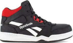 Reebok Schnürstiefel IB4132 aus Leder in Schwarz-Rot-Weiß, ESD S3, Größe 38 - Bild 1