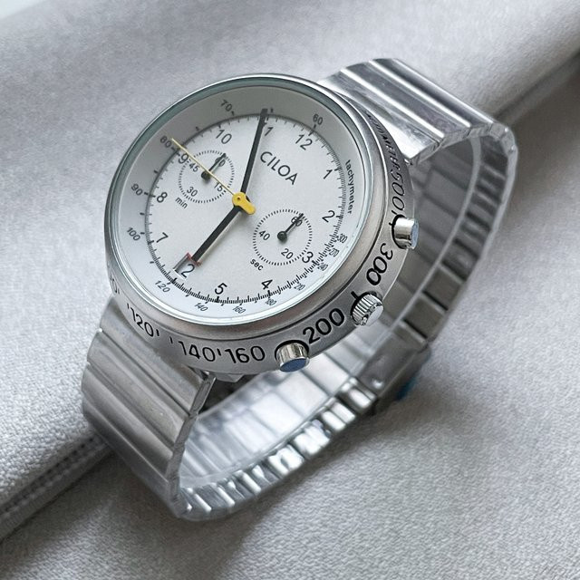 CILOA Armbanduhr, Quarz, Edelstahl, Silber, Herren - Bild 1