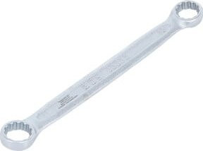 BGS Doppel-Ringschlüssel 30332 extra flach in Silber, SW 10 x 11 mm - Bild 1