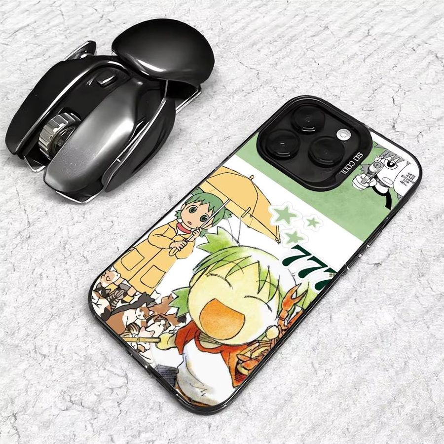 Anime Yotsuba Koiwai Handyhülle für Apple iPhone 11 12 13 14 15 16 Pro Max Plus in Multicolour mit Protect Plating Schutz - Bild 3