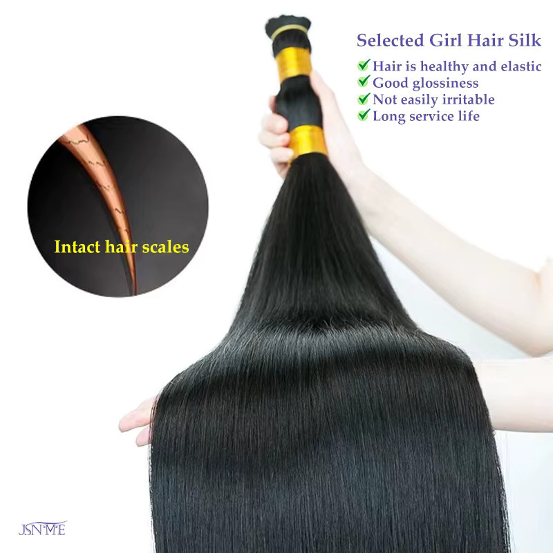 JSNME Echthaarverlängerungen Hot Fusion Bonded Keratin, 1 g/Strähne, 14–24 Zoll - Bild 4