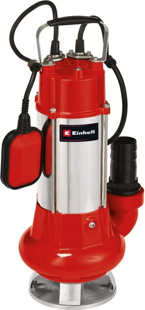 Einhell Schmutzwasserpumpe GC-DP 1340 G in Rot mit 23000 l/h Förderleistung - Bild 2