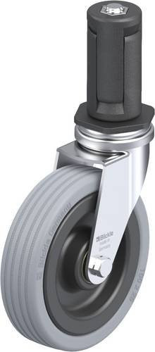 Blickle LRA-VPA 100K-ER04 Lenkrolle mit 100mm Rad-Durchmesser und 70kg Tragfähigkeit in Grau und Schwarz - Bild 1