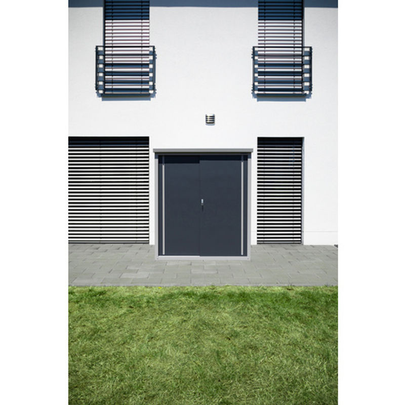 Trimetals Gartenschrank Guardian D63 aus Metall in Anthrazit, B/H/T: 172 x 186,5 x 98 cm - Bild 4