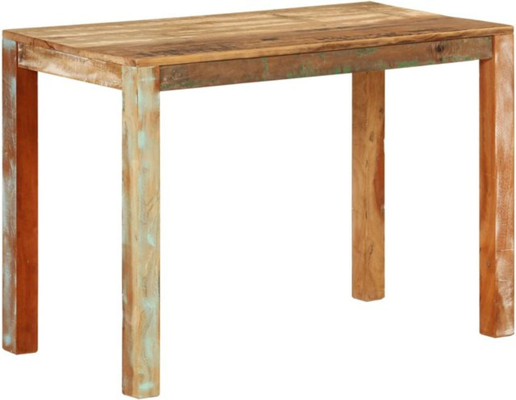 Vidaxl Esstisch aus Massivholz in Braun, Rechteckig, B/T/H: 110 x 55 x 76 cm - Bild 1