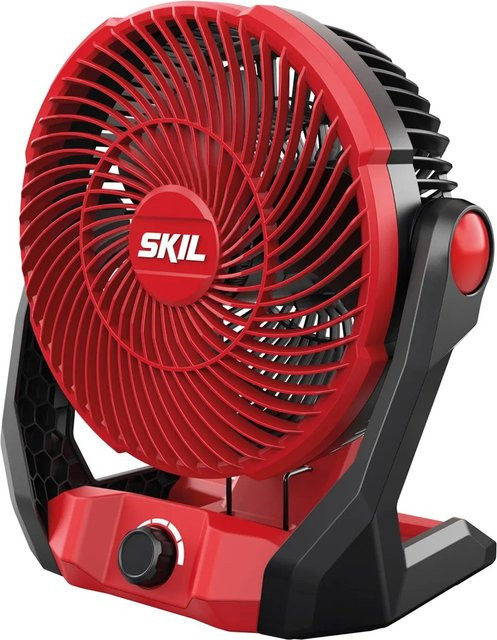 Skil Akku-Ventilator 3164CA Bürstenlos in Rot mit Oszillationsfunktion ohne Akku und Ladegerät - Bild 1