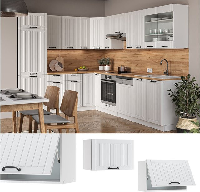 Vicco Hängeschrank FAME Line in Weiß im Landhausstil für die Küche, Breite: 60 cm - Bild 1