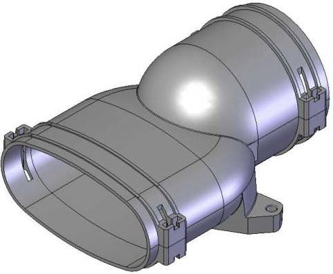 Helios Anschlussstück für Ventilatoren 3861 - Bild 1
