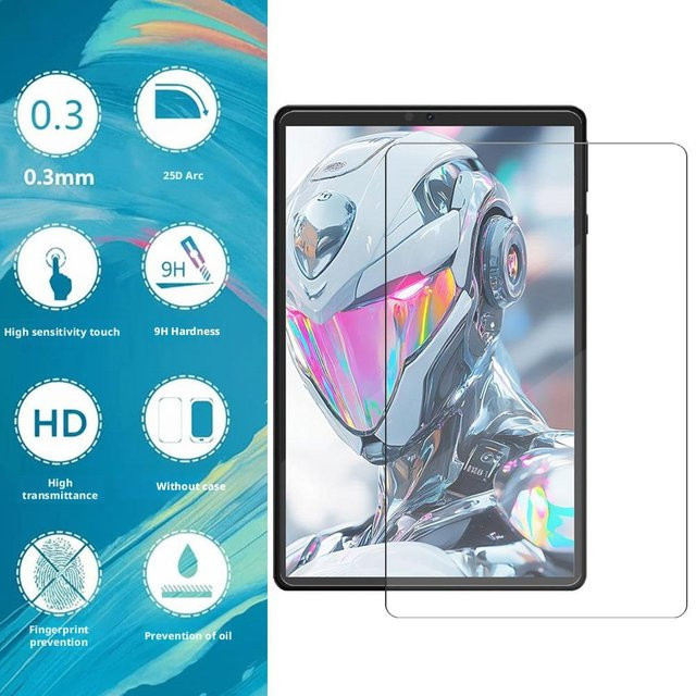 Headwolf Titan 1 Displayschutzfolie aus gehärtetem Glas, 8,8 Zoll, transparent, HD-klar und kratzfest - Bild 1