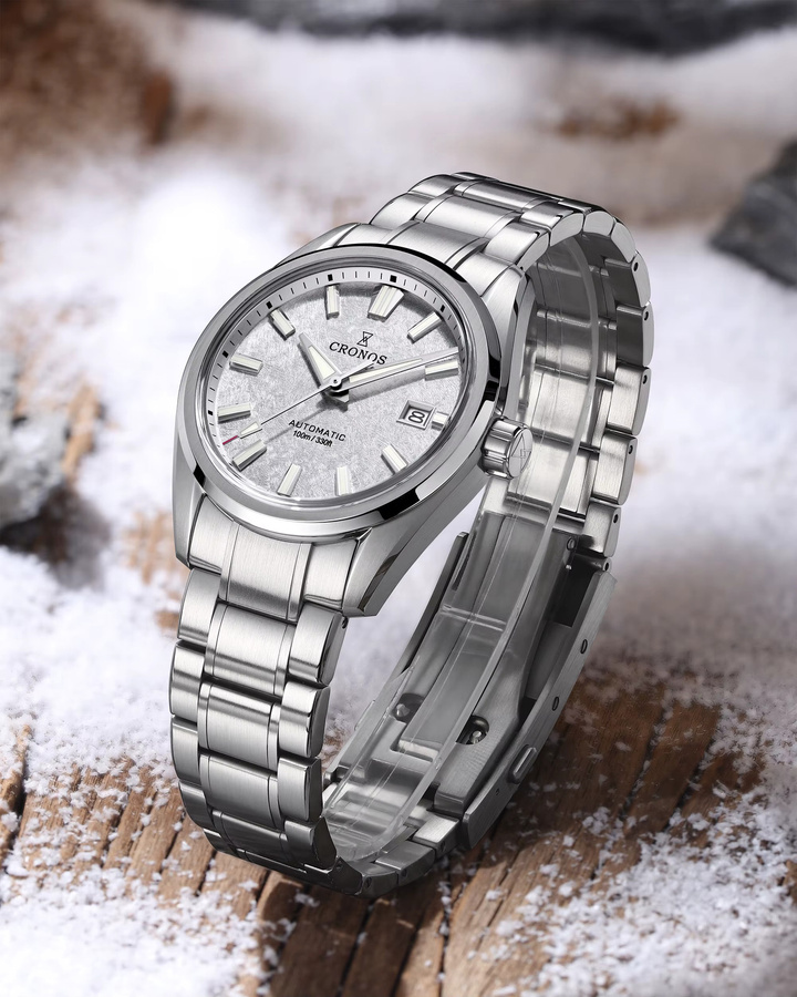 Cronos Armbanduhr, Automatik, Edelstahl, 39 mm, Herren - Bild 6