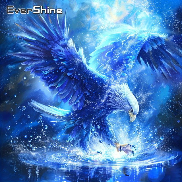 Evershine 5D-Diamantgemälde Adler, Diamantmosaik, Tiere - Bild 1
