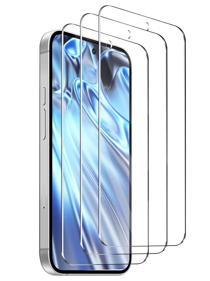 3er-Pack PHENVEL Displayschutzfolie aus gehärtetem Glas für Google Pixel 10, Pixel 10 Pro und Pixel 10 Pro XL, transparent - Bild 7