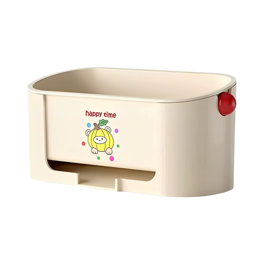 Mehrzweck Küchen Waschbecken Organizer in Beige aus Kunststoff für Schwamm, Spültuch, Pinsel und Seife - Bild 2