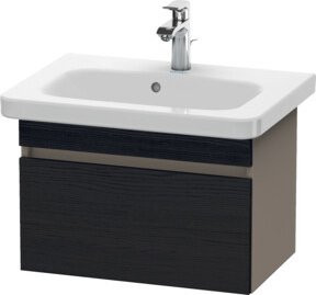 Duravit Waschtischunterschrank DuraStyle in Eiweiß/Basalt matt mit 1 Auszug, B/T: 58 x 36,8 cm - Bild 1