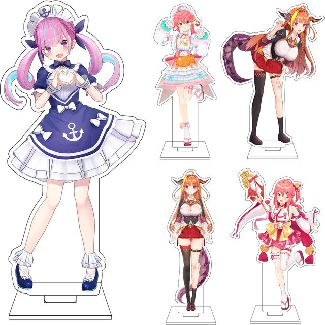 Bandai Hololive Acryl-Figur Standplatte, 16cm, Bunt / Mehrfarbig - Bild 1
