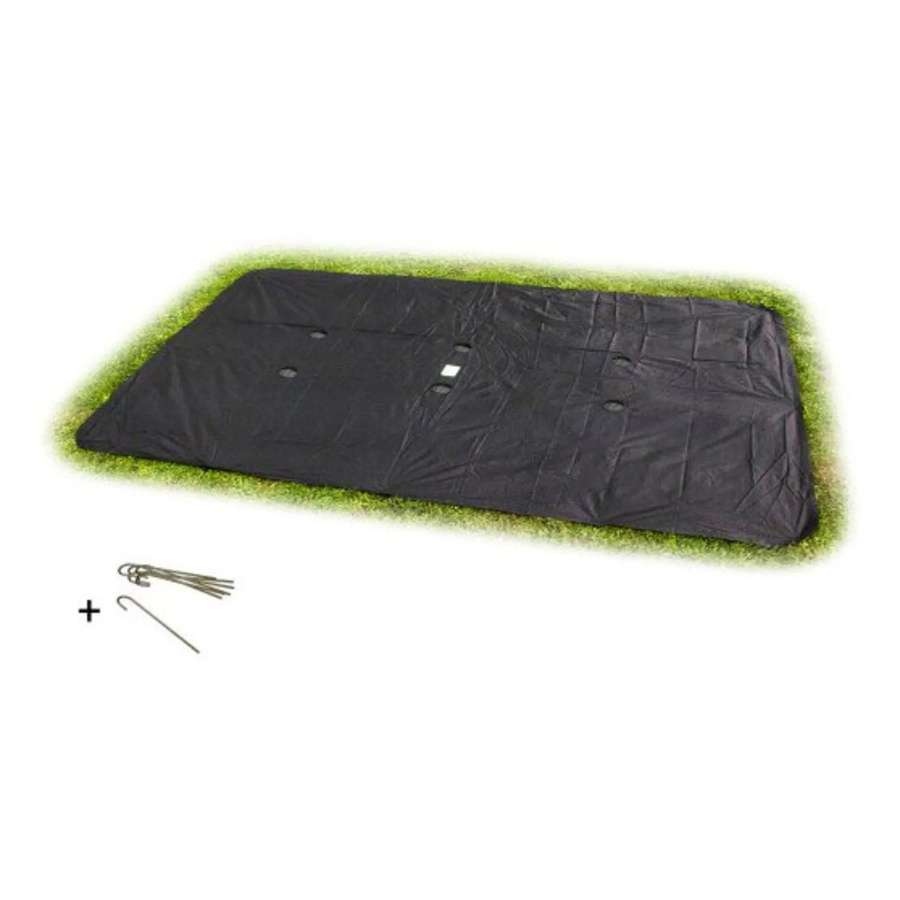 EXIT Toys Trampolinabdeckung Supreme für rechteckige Trampoline, schwarz, Länge: 366 cm, Breite: 244 cm - Bild 3
