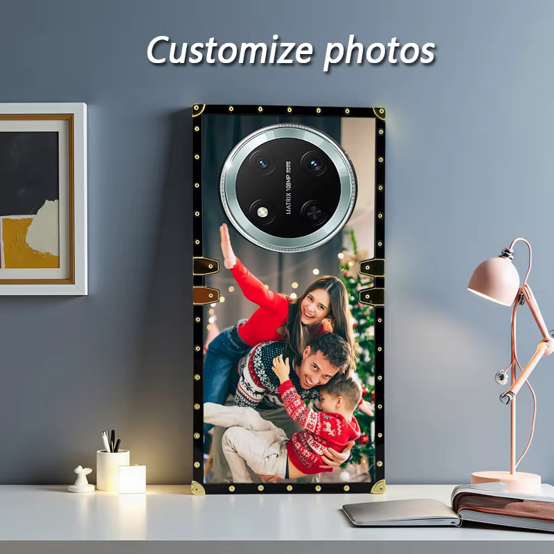 Quadratische galvanisierte Nieten-Telefonhülle für Honor 50 70 90 Magic7 Lite 6 Lite 5 X9A X9B X8 X7a X6 - Bild 2
