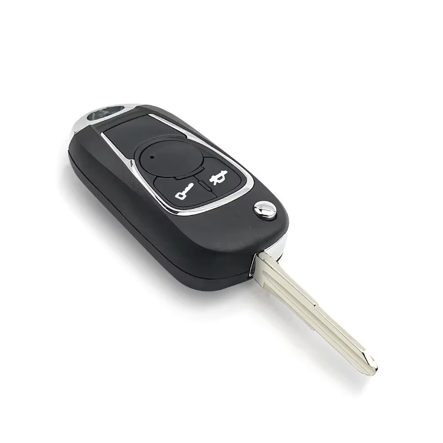 Keyyou Modifizierte Version Autoschlüssel Hülle für Chevrolet Lova Sail Epica Lacetti, 2 Tasten, Schwarz, ohne Klinge - Bild 2
