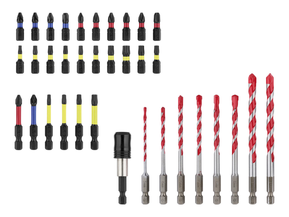PARKSIDE PERFORMANCE Bohrer- und Bit-Set Impact PBBS 35 A1, 35-teilig, multicolour - Bild 2