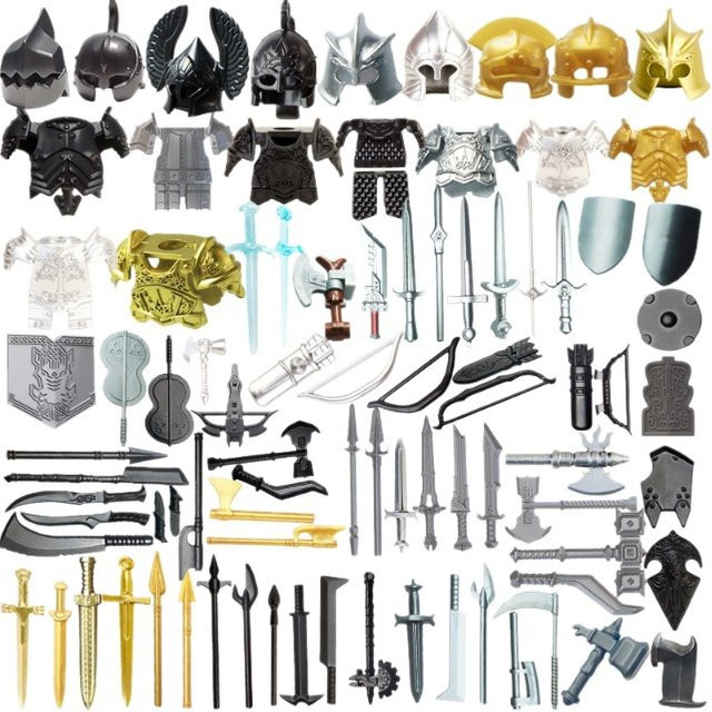 LEGO Ritter Rüstung, Bausteine, Bunt / Mehrfarbig - Bild 1