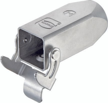 HARTING Kupplungsgehäuse aus Edelstahl in Silber, Artikelnummer 19 44 003 1750 - Bild 1