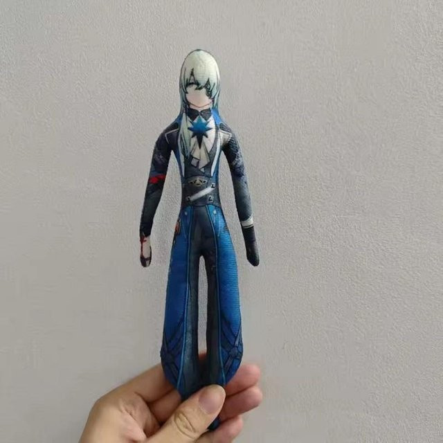 Honkai Star Rail Anaxa Phainon Mydei Cosplay Plüschtier, 25cm, grau, ab 14 Jahren - Bild 1