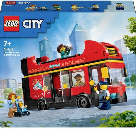 LEGO City Doppeldeckerbus Konstruktionsspielzeug ab 7 Jahren