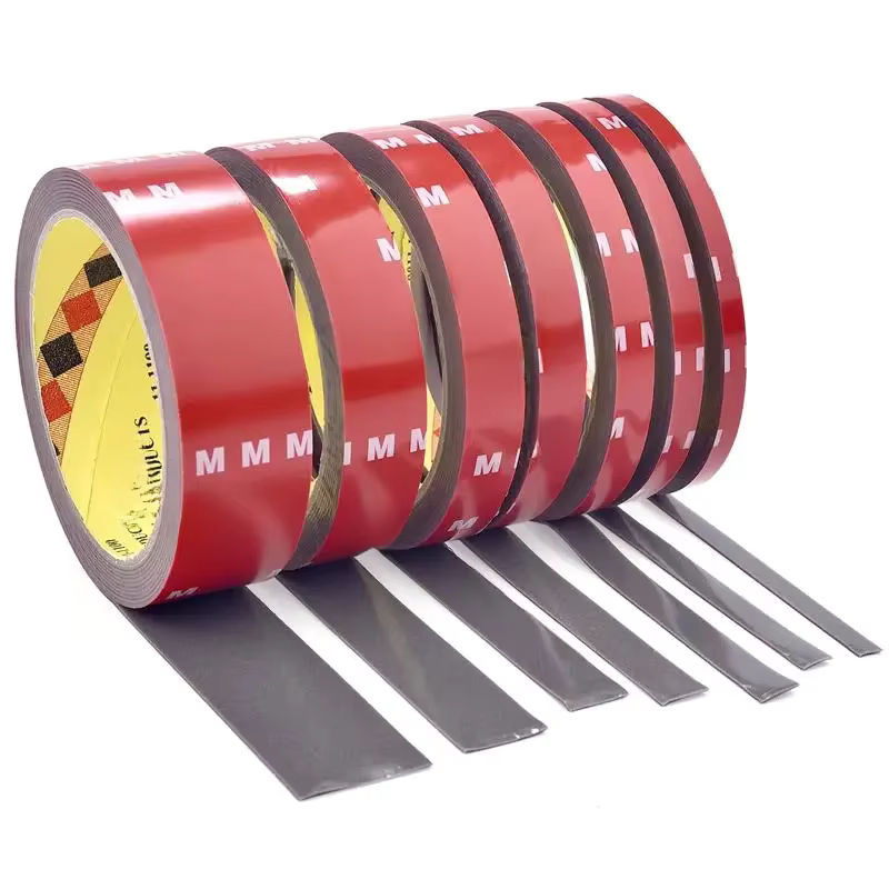 Extra starkes doppelseitiges Klebeband in Rot, 3 m Länge, 0,4 mm Dicke, für Auto und Heimindustrie - Bild 7
