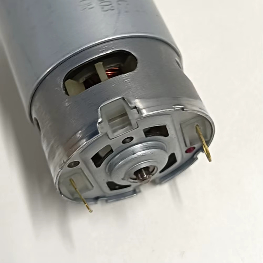 Alloet Mikromotor mit Bürstenmotor 21 V, 28000 U/min und 14 Zähnen, silberfarbenes Elektrowerkzeug-Zubehör für Mini-Sägenmotor, Getriebedurchmesser: 8,2 mm - Bild 5