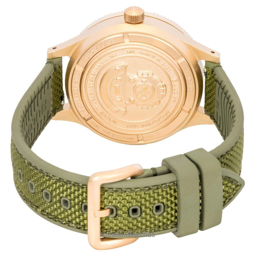 Bulova Herrenuhr Automatik, Edelstahl, Grün, 41 mm, 20 ATM - Bild 4