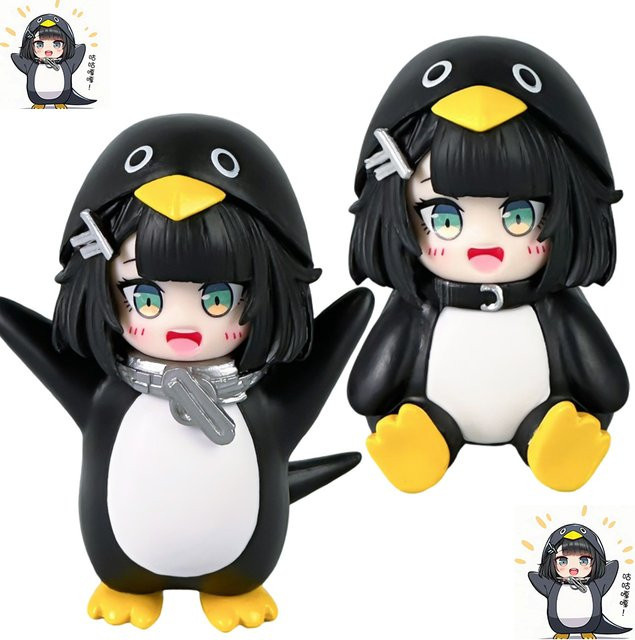 Bandai Anime Gugu Gaga Kleiner Pinguin-Verwaltungsbeamter, Modellfigur, Einzelfigur - Bild 1