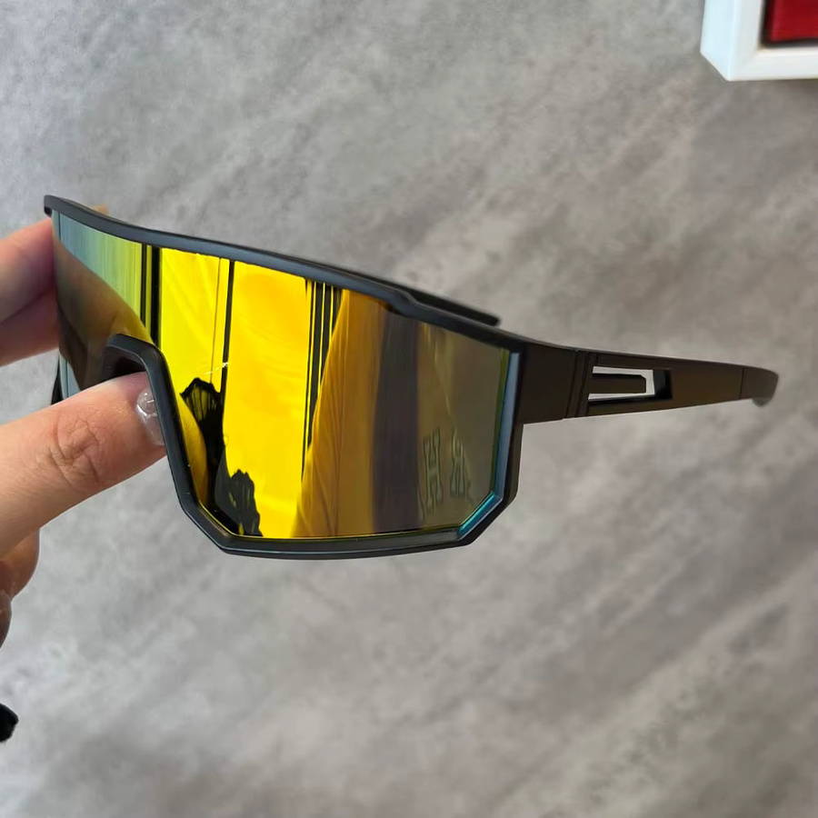 Sumory Sportsonnenbrille, Vollrand, Kunststoff, Schwarz, Unisex - Bild 2
