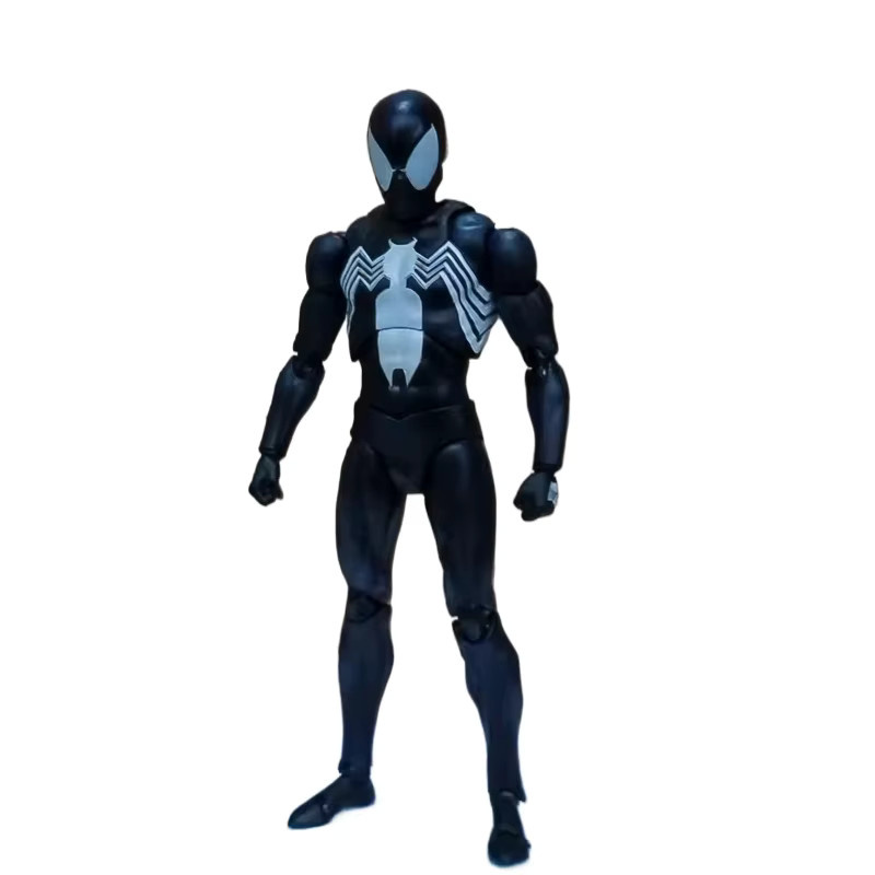 Mafex Symbiote Spider-Man Actionfigur, Marvel, 15cm, Einzelfigur - Bild 3