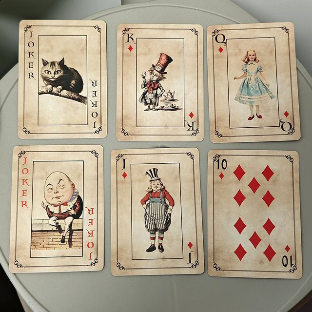 Disney Alice im Wunderland, Spielkarten, 54-teiliges Set - Bild 1