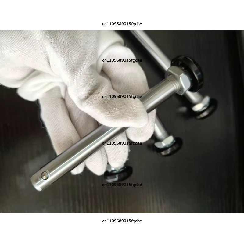 HAOYUNMA 2er-Set Schnellverschluss-Rollstuhlachse in Silber für Rollstuhlräder und Hilfsmittel - Bild 3
