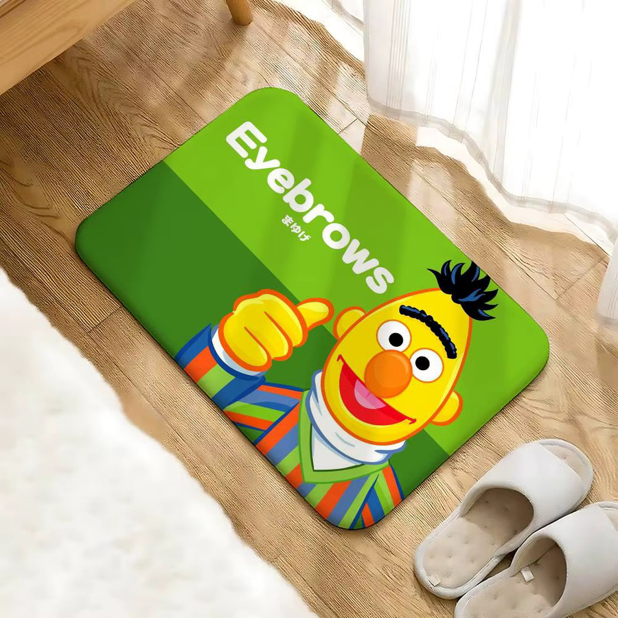 Sesame Street Elmo Fußmatte von Beast Kingdom, rutschfeste Teppichmatte aus Polyester, Mehrfarbig, B: 60,0 cm, T: 40,0 cm - Bild 4