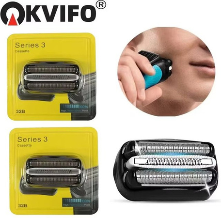 KVIFO Ersatzklinge Folienschneiderkopf für Braun Elektrorasierer Serie 3