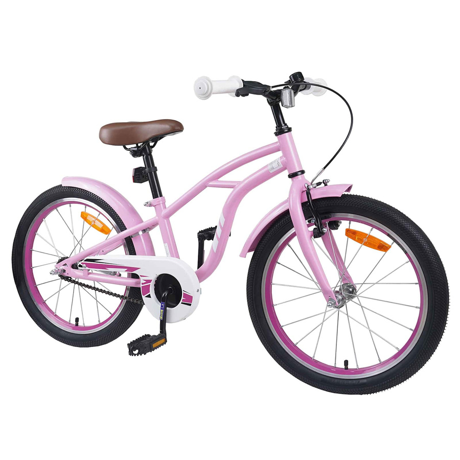 vidaXL Kinderfahrrad 20 Zoll Hellrosa für 6-11 Jahre Alt - Bild 3