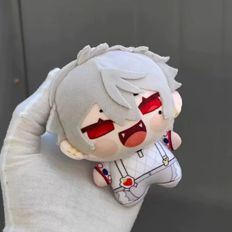 Nijisanji EN Plüsch-Mini-Chibi-Baumwollpuppe Erdbeer-Outfit, Stofftier-Schlüsselanhänger - Bild 2