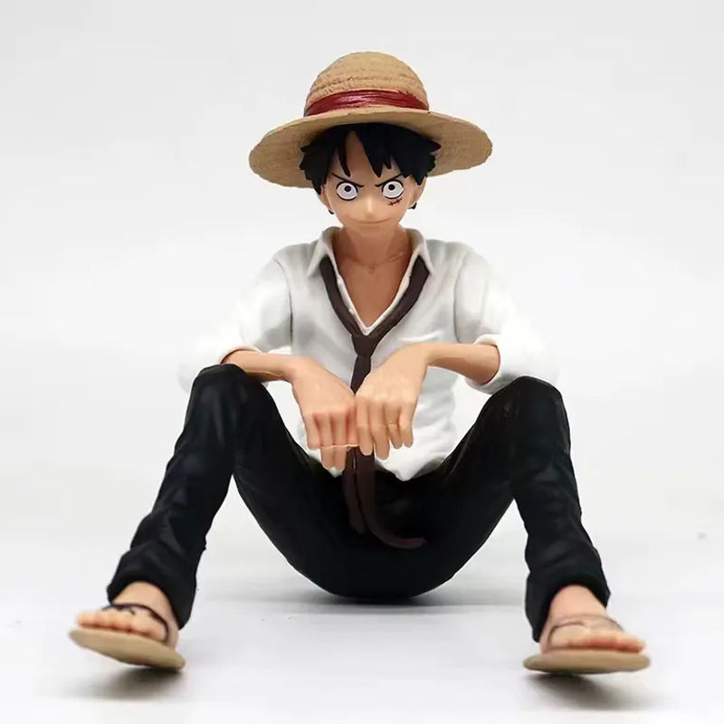 Bandai One Piece Anime Monkey D. Ruffy Figur aus Kunststoff, rot und mehrfarbig, Höhe: 10 cm - Bild 3