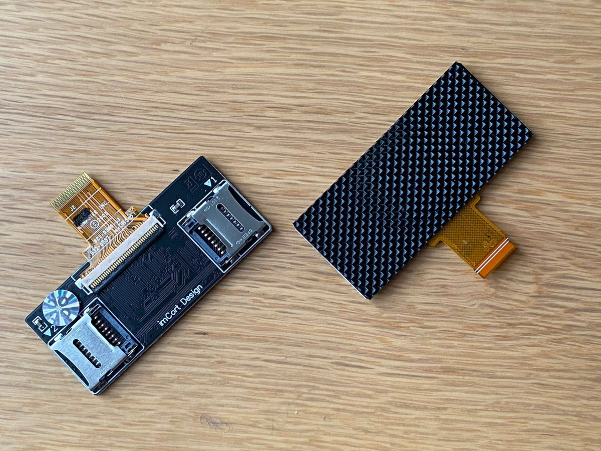 iFlash Dual Micro SD TF Kartenadapter für iPod Classic 5. 6. 7. Generation als SSD Ersatz für MK8022GAA MK1634GAL MK1231GAL HDD IPC in Schwarz und Rot - Bild 2