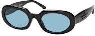 Marc Jacobs MARC 887/G/S Sonnenbrille, Vollrand, oval, Kunststoff, Damen, black, blue - Bild 1