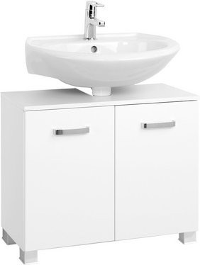 HELD MÖBEL Waschbeckenunterschrank Bologna in Weiss, B/H/T: 70 x 54 x 35 cm - Bild 1