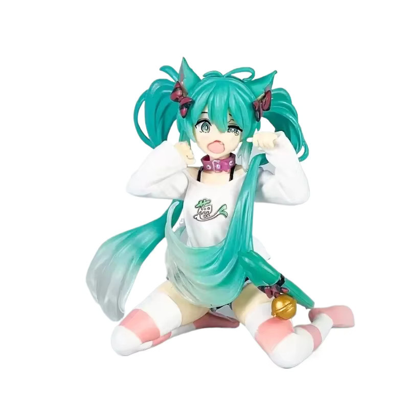 Bandai Hatsune Miku Neko T-Shirt Ver., Actionfigur, 11cm - Bild 4