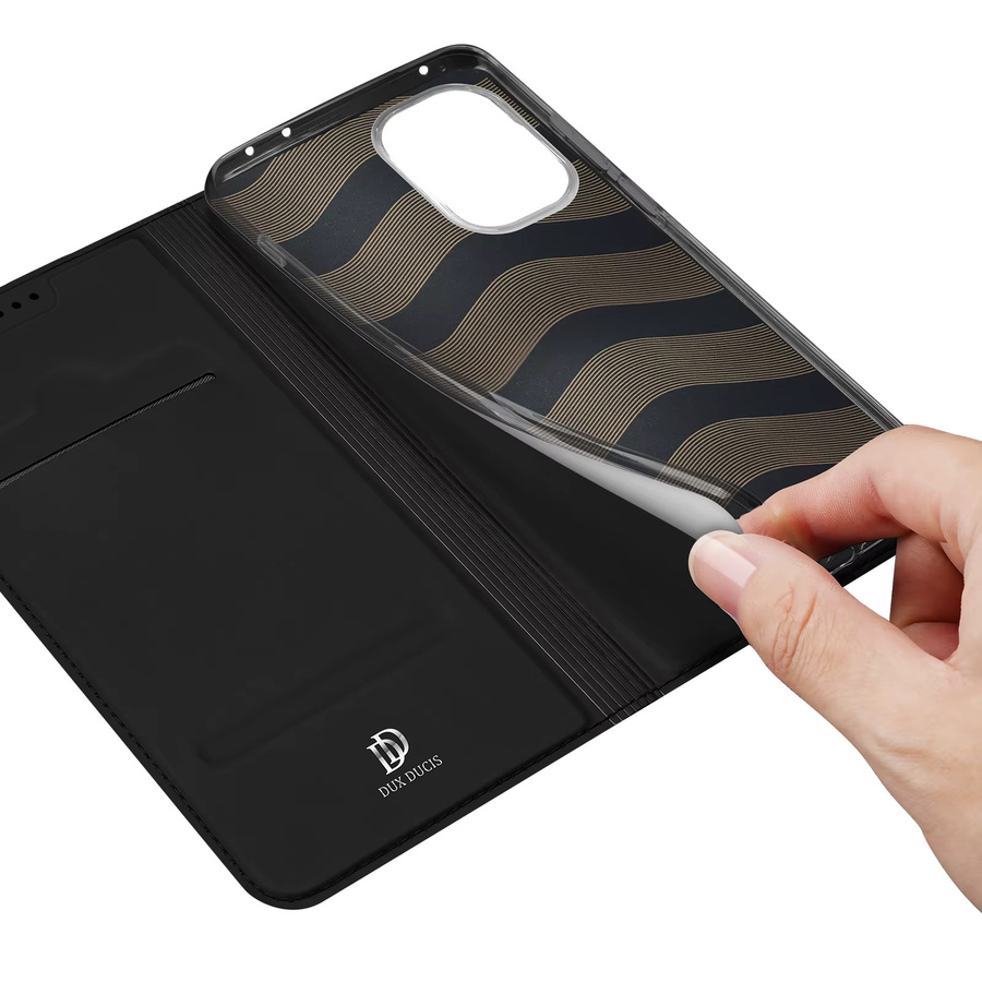 DUX DUCIS PU-Leder Flip Case mit Kartenfach für OnePlus 15R ACE 6T Nord CE5 CE4 ACE 5 Ultra 5 Racing 13T 13s in Schwarz oder Blau - Bild 4